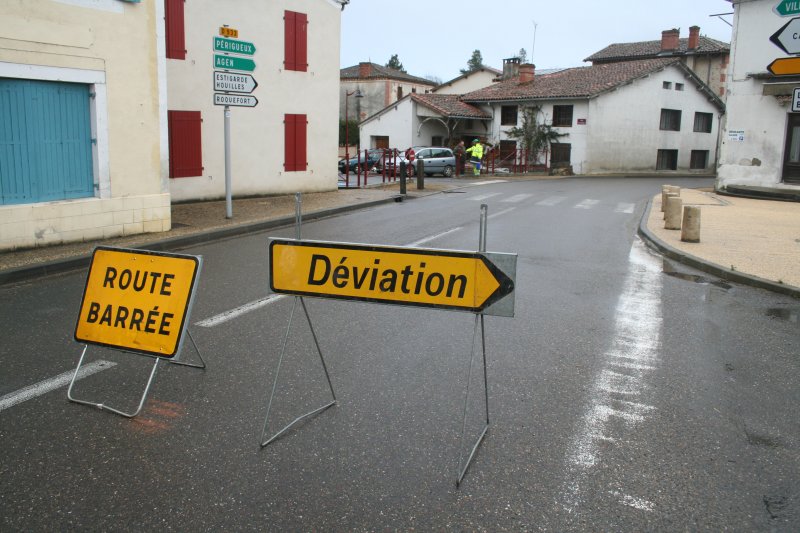 Déviation accident