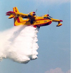 Un canadair en action