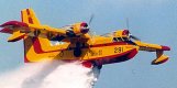 Un Canadair est en opération et un Dash (contenant 6 000 litres d’eau) et deux Trackers (contenant chacun 3 000 litres d’eau) en provenance de Marignane sont en approche. Cliquez pour voir ...