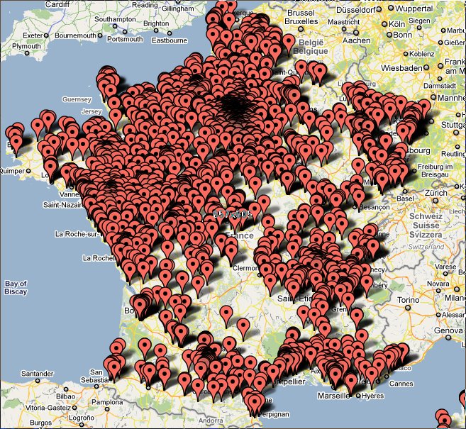 Carte de france au 19.10.10 Cliquez pour lire ...