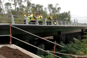 Près de Bostens, un viaduc de 73 mètres va enjamber le ruisseau dit des Neuf-Fontaines. Photo   Nicolas Le Lièvre